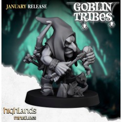 Swamp Goblin with Bows x7 +cmd - Bigusson - Druk 3d - Highlands Miniatures