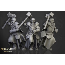 Inquisitorial Band x 9 - Bigusson - Druk 3d - Highlands Miniatures