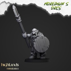 Armoured Orcs x 17 + cmd - Bigusson - Druk 3d - Highlands Miniatures