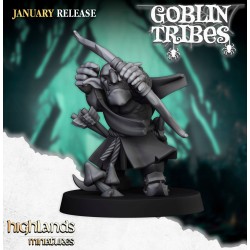 Swamp Goblin with Bows x7 +cmd - Bigusson - Druk 3d - Highlands Miniatures