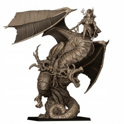 Feral Elves Prince on Feral Dragon