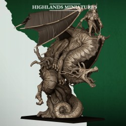 Feral Elves Prince on Feral Dragon