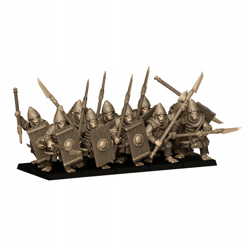 Hobgoblin Spearmen x7 + CMD