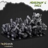 Armoured Orcs x7 +cmd - Bigusson - Druk 3d - Highlands Miniatures