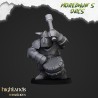 Armoured Orcs x7 +cmd - Bigusson - Druk 3d - Highlands Miniatures
