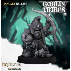 Swamp Goblin with Bows x7 +cmd - Bigusson - Druk 3d - Highlands Miniatures