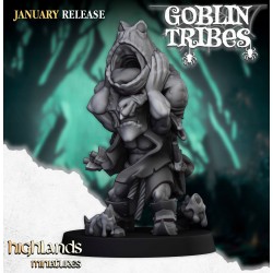 Swamp Goblin with Bows x7 +cmd - Bigusson - Druk 3d - Highlands Miniatures