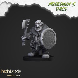 Armoured Orcs x 17 + cmd - Bigusson - Druk 3d - Highlands Miniatures