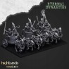 Ancient Skeletal Chariots x 3 - Highlands Miniatures