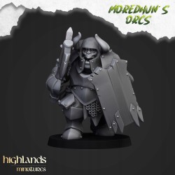Armoured Orcs x7 +cmd - Bigusson - Druk 3d - Highlands Miniatures