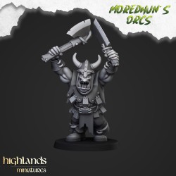 Armoured Orcs x 17 + cmd - Bigusson - Druk 3d - Highlands Miniatures