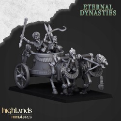 Ancient Skeletal Chariots x 3 - Highlands Miniatures