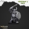 Armoured Orcs x 17 + cmd - Bigusson - Druk 3d - Highlands Miniatures