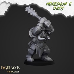 Armoured Orcs x7 +cmd - Bigusson - Druk 3d - Highlands Miniatures