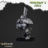 Armoured Orcs x7 +cmd - Bigusson - Druk 3d - Highlands Miniatures