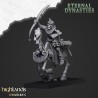 Ancient Skeletal Cavalry with Bows x 7 + command - Highlands Miniatures