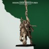 Mounted Feral Archers x10 |Wood Elfves |Highlands Miniatures