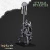 Ancient Skeletal Cavalry with Bows x 7 + command - Highlands Miniatures