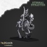 Ancient Skeletal Cavalry with Bows x 7 + command - Highlands Miniatures