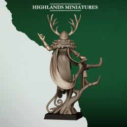Feral Elf Druid | Tabletop |RPGs | Highlands Miniatures | Wood Elves