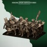 Feral Axemen x 10 | RPGs | Roleplaying | Wood Elfves | Highlands Miniatures