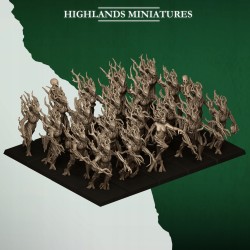 Feral Dryads x5 | RPGs | 32mm 28mm | Highlands Miniatures | Wood Elves