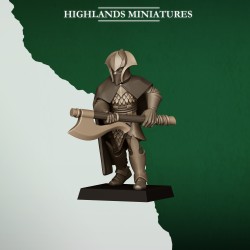 Feral Axemen x 10 | RPGs | Roleplaying | Wood Elfves | Highlands Miniatures