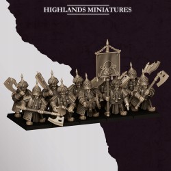 Marduk Warriors Great Weapon x10 |Highlands Miniatures| Tabletop
