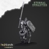 Ancient Skeletal Cavalry with Spears x7 + command - Highlands Miniatures