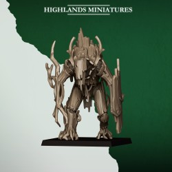 Forest Golems x5 | 32mm 28mm | Highlands Miniatures | Wood Elves | Tabletop