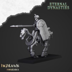 Ancient Skeletal Cavalry with Spears x7 + command - Highlands Miniatures