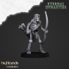 Ancient Skeletons with Bows x7 + command - Highlands Miniatures