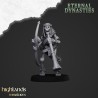Ancient Skeletons with Bows x7 + command - Highlands Miniatures