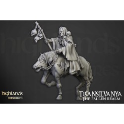 The Necromancer on horse - Bigusson - Druk 3d - Highlands Miniatures