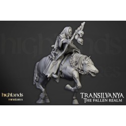 The Necromancer on horse - Bigusson - Druk 3d - Highlands Miniatures