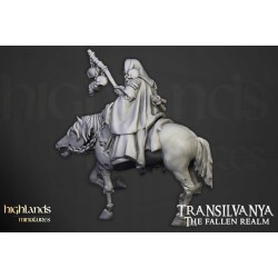 The Necromancer on horse - Bigusson - Druk 3d - Highlands Miniatures