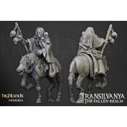 The Necromancer on horse - Bigusson - Druk 3d - Highlands Miniatures