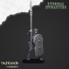 Ancient Skeletons with Spears x7 + command - Highlands Miniatures