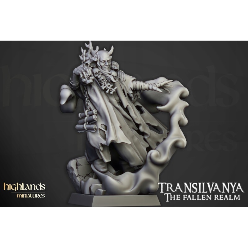 The Necromancer - Bigusson - Druk 3d - Highlands Miniatures The Necromancer - Bigusson - Druk 3d - Highlands Miniatures