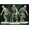 Zombie Warriors x 5 - Bigusson - Druk 3d - Highlands Miniatures