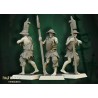 Zombie Warriors x 5 - Bigusson - Druk 3d - Highlands Miniatures