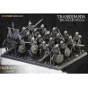 Skeleton Warriors with Swords Unit x7 + cmd - Bigusson-Highlands Miniatures