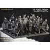Skeleton Warriors with Swords Unit x7 + cmd - Bigusson-Highlands Miniatures