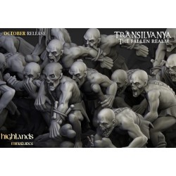 Ghouls Unit x10 - Bigusson - Druk 3d - Highlands Miniatures