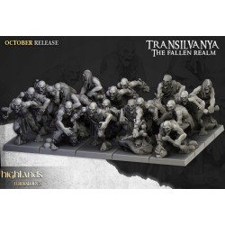 Ghouls Unit x10 - Bigusson - Druk 3d - Highlands Miniatures