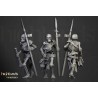Skeleton Warriors Unit x7 + command - Bigusson - Highlands Miniatures