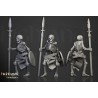 Skeleton Warriors Unit x7 + command - Bigusson - Highlands Miniatures