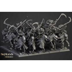 Spectral Cavalry Unit x5 - Bigusson - Druk 3d - Highlands Miniatures