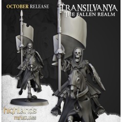 Mounted Skeletons x7 + command - Bigusson - Druk 3d - Highlands Miniatures