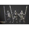 Skeleton Warriors Unit x7 + command - Bigusson - Highlands Miniatures